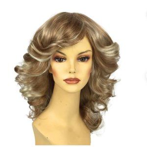 Farrah wig, new with tags, disco, 1970's, Charlie's Angels, Saturday Night Fever